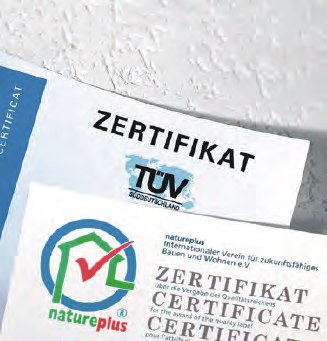 TÜV 與 natureplus 認證標誌